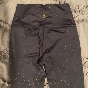 Buffbunny rose gold speckle legging